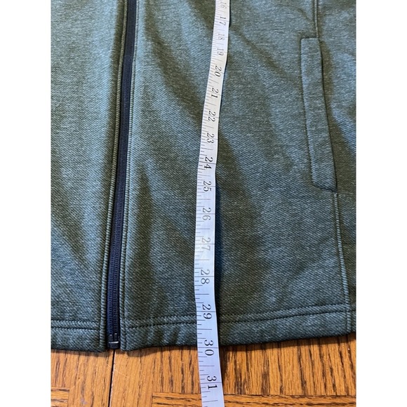 Storm Creek XL Green Full Zip Softshell Vest Men's Pockets Outdoor Hiking - Picture 8 of 8